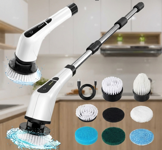 TurboBrush Pro™ - Limpia en minutos sin agacharte ni frotar